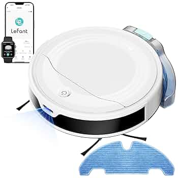 美品 Lefant ロボット掃除機 4000Pa強力吸引 Amazon | 【6.9cm 超薄型】Lefant ロボット掃除機 4000Pa強力
